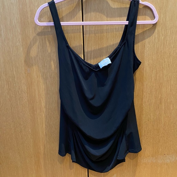 Laundry silky black tank - Picture 2 of 3